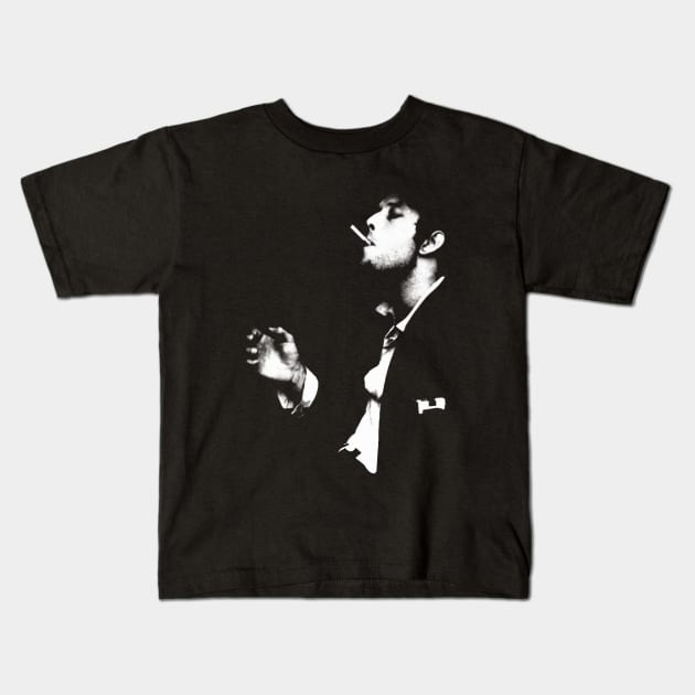 Tom Waits icon Kids T-Shirt by goatboyjr